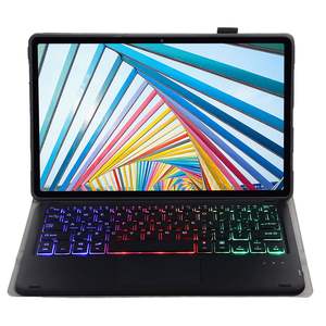 Per <span class=keywords><strong>Lenovo</strong></span> <span class=keywords><strong>M10</strong></span> 10.1 generazione 3 con custodia in pelle tastiera BT Touch Pad retroilluminata RGB - Product Image 4
