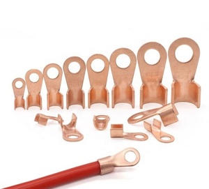 OT5A 10A 20A 40A 60A 80A Open End Terminal Purple Copper Wire <b>Connector</b> <b>Quick</b> Wiring Terminal Block Set - Product Image 4