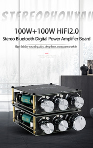 XY-T100H BT 5.0 พร้อมระบบปรับเสียงเบสและเสียงแหลมในตัว โมดูลบอร์ดเพาเวอร์แอมป์ดิจิตอลสเตอริโอ 100W - Product Image 6
