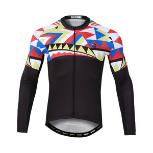 Maillot de cyclisme personnalisé directement de l'usine, plusieurs styles disponibles, manches longues ou courtes en option pour les activités de loisirs en plein air à vélo - Product Image 1