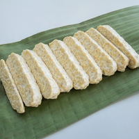 Tempeh de pois chiches pour des repas surgelés sains, protéines végétales sans gluten, idéal pour la friteuse à air et les salades