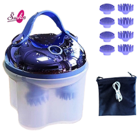 Appareil de massage facial rechargeable et étanche IPX7, masseur électrique du cuir chevelu pour la relaxation et la stimulation de la croissance des cheveux