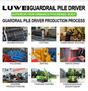 Tự động Crawler thủy lực búa đống điều khiển cho an toàn đường Bộ Xây Dựng thả búa guardrail đống điều khiển máy - Product Image 2