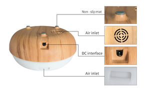 Producto Nuevo Más Vendido de 2021, Humidificador de Aceites Esenciales de 400 ml con Aspecto de Madera, Difusor de Aroma Ultrasónico para el Hogar y Hoteles con Alternativa Creativa - Product Image 6
