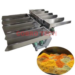 New Design Stainless Steel Vibrating <b>Feeder</b> Machine Vibratory Hopper Conveyor for Manufacturing Plant and Flour Mill with Motor - Product Image 1