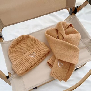 Outdoor <strong>Boys</strong> <strong>and</strong> Girls Kids Cute Warm Embroidery Printing Knitted <strong>Hat</strong> <strong>and</strong> <strong>Scarf</strong> <strong>Set</strong> for Unisex - Product Image 1