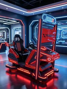 Machine de jeu de course GT 4Dof Sim Racing Cockpit avec volant à entraînement direct et pédales pour divertissement sportif - Product Image 1