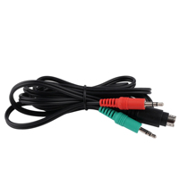 Maßgefertigtes Mini-Din 6,35 AUX Koaxial-Optisches Faser-Audiokabel Kombinierte Abschirmung PVC-Ummantelung Mikrofon Lautsprecher DVD-Player