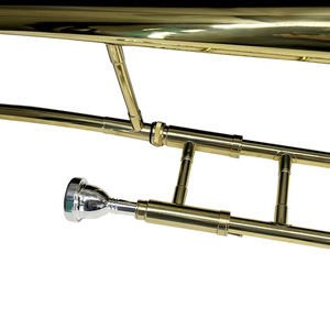 Aiersi <span class=keywords><strong>Trombone</strong></span> Alto Sib Laqué Or Professionnel Brasswind Instrument B Flat <span class=keywords><strong>Trombone</strong></span> Horn Avec Boîte Accessoires - Product Image 4