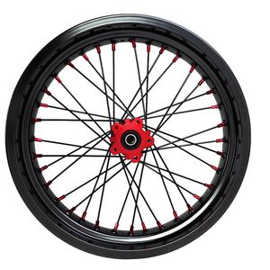 Ensemble de roues Supermoto KYZ Altis Sigma 2026 17x2.5 pouces, moyeu en aluminium CNC, jantes à rayons de couleur personnalisée, moto électrique tout-terrain Sur-Ron Talaria - Product Image 4