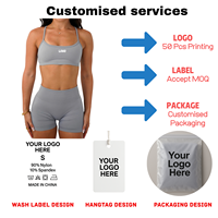 Soutien-gorge de sport simple et respirant sans coutures pour femme, bretelles réglables, dos croisé, coussinets amovibles, maintien moyen, en nylon et élasthanne, idéal pour la gym