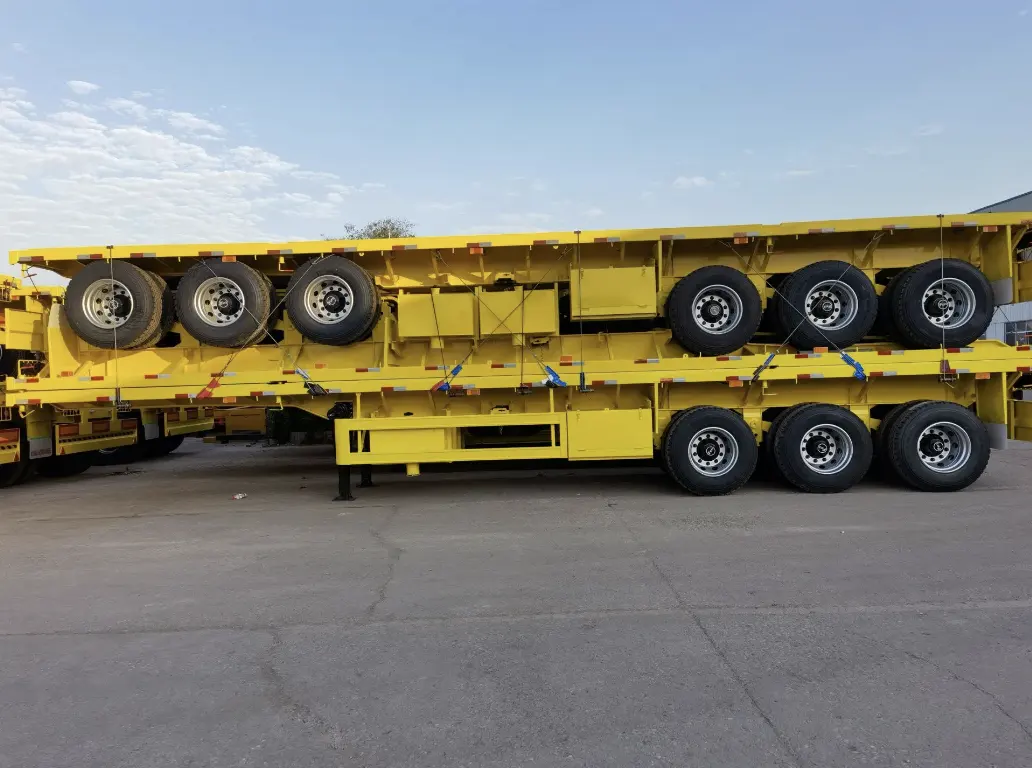 WS Heavy Cargo Transport Used Flatbed Trailer