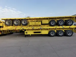 WS Heavy Cargo Transport Used Flatbed Trailer