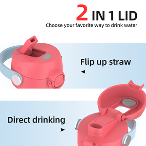 Portable Easy To Carry <b>Double</b> <b>Wall</b> Stainless Steel Vacuum Insulated Leak-proof Water Bottle Thermal Insulation For Back School - Product Image 5