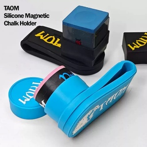 TAOM Magnetic <b>Chalk</b> Holder Belt Clip for Round and Square,Portable Pool Cue <b>Chalk</b> Holder with Silicone Clip,Silent <b>Chalk</b> Holder - Product Image 4