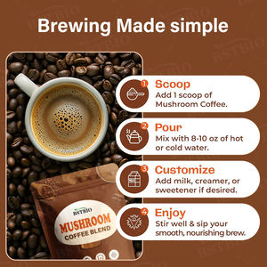 BSTBIO özel etiket ambalaj 6 in 1 7 in 1 organik mantar özü tozu mantar kahve - Product Image 5