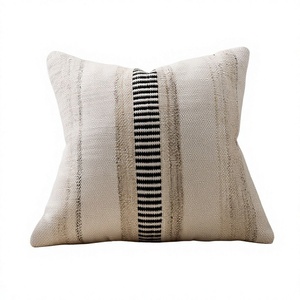 Modern Boho Cushion <b>Cover</b> Hot Selling Unique Handwoven Decorative Throw Pillow Custom Design Vintage Pattern From ITHL - Product Image 1