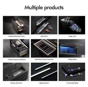 Tam Açılır Yavaş Kapanır Çekmece Rayları Paslanmaz Çelik Bilyalı Rulmanlar Ayarlanabilir Ağır Hizmet Tipi - Product Image 6