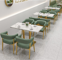 Ensembles table à manger et chaises meubles de restaurant personnaliser couleur métal commercial cuir sièges banquettes canapé chaises de banquet