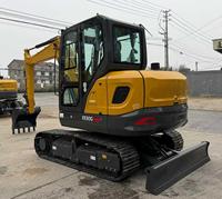 Mini-excavatrice haute performance XE60GPRO 6 tonnes avec système hydraulique à détection de charge, machine de terrassement compacte pour la construction