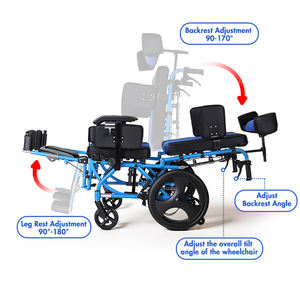 Silla de Ruedas para Niños con Discapacidad, Parálisis Cerebral, Silla de Ruedas para Adultos con Necesidades Especiales, Cochecito para Discapacitados - Product Image 5