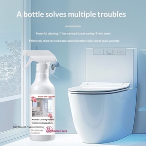 Spray détartrant multi-usages pour la maison, sans parfum, au <span class=keywords><strong>bicarbonate</strong></span> <span class=keywords><strong>de</strong></span> <span class=keywords><strong>soude</strong></span>, 15-30% d'ingrédients actifs, élimination des taches, nettoyage à bulles - Product Image 2