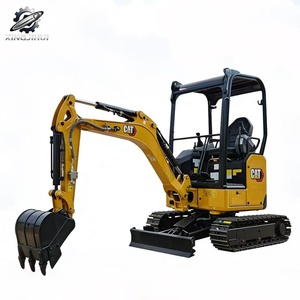 Mini-excavatrice sur chenilles CAT301.7 d'occasion, 2 tonnes, godet de 0,04 m³, marque japonaise d'origine, petite excavatrice de chantier, faible nombre d'heures, bon état - Product Image 1