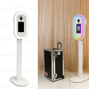 Photomaton ovale le plus vendu, à angle réglable, avec flight case pour la location d'événements – Machine photomaton - Product Image 4