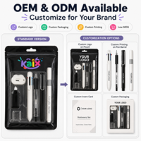 KAIX Ensemble de papeterie en gros à prix abordable : Crayon, Gomme, Stylo gel, Stylo marqueur acrylique, Ensemble de papeterie mixte pour enfants et filles