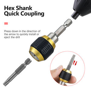 <span class=keywords><strong>Drill</strong></span> Driver elétrico de aço com 60mm Hex Handle Pop-up Quick Release Self-Locking Extensão Bar Quick Change Bit Hex <span class=keywords><strong>Shank</strong></span> <span class=keywords><strong>Rod</strong></span> - Product Image 3