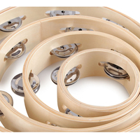 Orff Instrument Wholesale Wood Tambourine 10 Inc 50 Piece s Music Tambourine Hand Drum Kid Toys