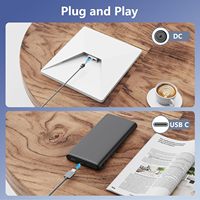 Kabel PVC Tahan Air 3M/5M Starlink Mini Tipe C ke DC untuk Pengisian Cepat Starlink Mini