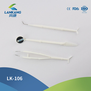 ชุดอุปกรณ์ทันตกรรมแบบใช้แล้วทิ้ง LK-106 พร้อมกระจก ปากคีบ และแหนบ สำหรับผู้ใหญ่ สีขาว ได้รับการรับรองมาตรฐาน CE คู่มือการใช้งาน - Product Image 5
