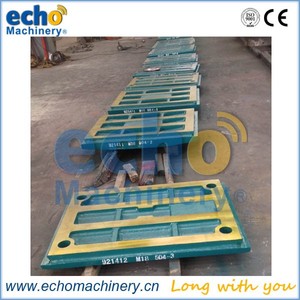 C100 Fixed Jaw Plate 814320037300 and Movable Jaw Plate 814320037400 - Product Image 3