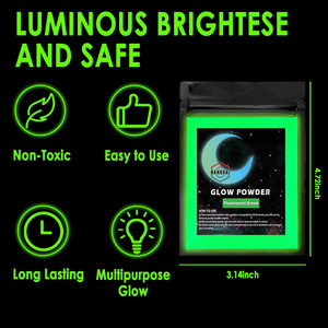 Long‑Lasting Glow‑in‑the‑Dark Powder Non‑Toxic <b>UV</b> Reactive Luminous Pigment for Epoxy Resin DIY Crafts <b>Paint</b> Handmade Ornaments - Product Image 4