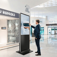 Kiosque numérique autoportant pour affichage intérieur, animation, écran LCD couleur, CMS basé sur le cloud pour la promotion en magasin, centre commercial, hôtel