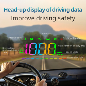 2025 New GPS HUD <span class=keywords><strong>HEAD</strong></span>-<span class=keywords><strong>up</strong></span> hiển thị M23 tự động thiết bị điện tử HUD máy chiếu hiển thị kỹ thuật số xe công tơ mét cho tất cả các xe - Product Image 2