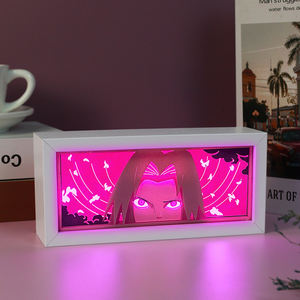 กล่องไฟอนิเมะ 3 มิติแบบกำหนดเอง ของขวัญสั่งทำพิเศษ อนิเมะดาบพิฆาตอสูร วันพีซ โคมไฟอนิเมะ ตกแต่งบ้าน - Product Image 4