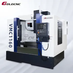 آلة طحن عمودية تعمل بالتحكم الرقمي بواسطة الحاسوب من GOLDCNC طراز VMC1160 مركز الطحن الصناعي عالي الكفاءة مركز الطحن