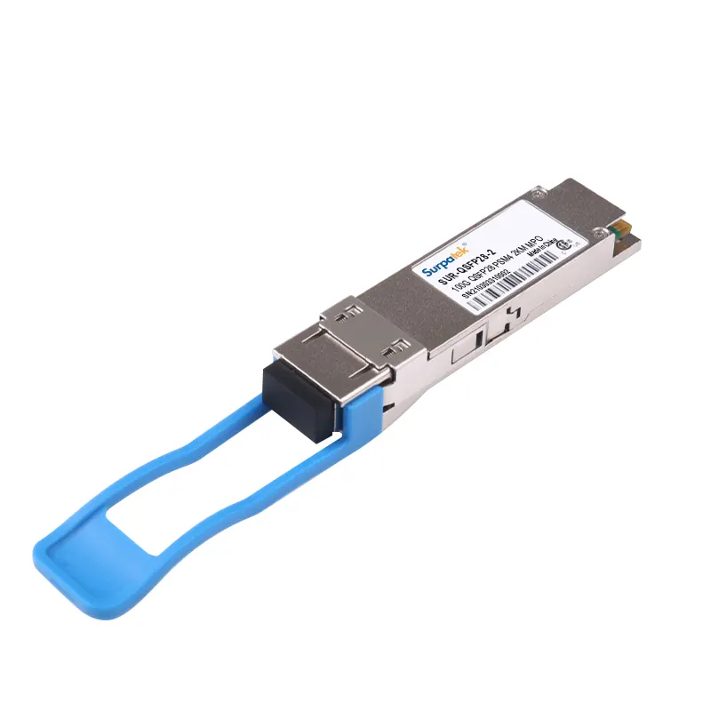 Kaliteli 850nm MM SM QSFP28 100G QSFP28 MPO LC Fiber optik konnektörler ile alıcı verici ağ Fiber optik için