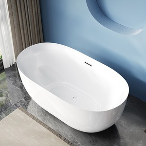 <span class=keywords><strong>Baignoire</strong></span> artificielle moderne <span class=keywords><strong>en</strong></span> <span class=keywords><strong>céramique</strong></span> ovale à surface solide <span class=keywords><strong>Baignoire</strong></span> autoportante <span class=keywords><strong>en</strong></span> acrylique pour salle de bain Projet hôtelier - Product Image 3