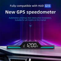 Outil de diagnostic Lancol G15 avec affichage tête haute (HUD) et GPS, compatible tous modèles, fonctionnalités Bluetooth et température de l'eau