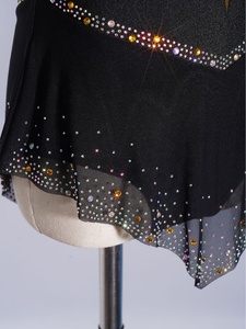 ชุดเต้นรำสำหรับเด็กผู้หญิงอายุ 6-16 ปี สำหรับการแสดงบนเวที ชุดยิมนาสติก ชุดฟิกเกอร์สเก็ต พร้อมกางเกงในตัวสำหรับการแสดงเต้นรำ - Product Image 4