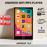 Tablet PC Android con Pantalla Táctil Mini de 4 Pulgadas, Octa Core MT8768, Wifi, Nuevo Reproductor Inteligente