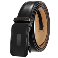 Ceinture en cuir pour homme LY36-24507-1 avec boucle automatique