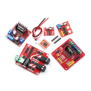 Accessoires de Robot intelligent <span class=keywords><strong>L298N</strong></span> de haute qualité-Module de carte de pilote de moteur pas à pas à double pont H - Product Image 1