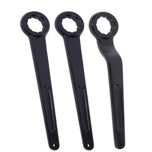 Clé à anneau <span class=keywords><strong>de</strong></span> flocage <span class=keywords><strong>marteau</strong></span> à percussion Option 17-160mm clé à tête unique robuste clé à <span class=keywords><strong>fleur</strong></span> <span class=keywords><strong>de</strong></span> <span class=keywords><strong>prunier</strong></span> pliée - Product Image 1