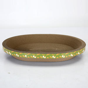 Tempat Tidur Kucing Minimalis dari Kertas Bergelombang, Tahan Lama, Anti Rusak, Tidak Rontok, Ukuran Ekstra Besar - Product Image 4