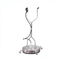 Nettoyeur de surface haute pression Amjet, 24 pouces, acier inoxydable, 20HP, 4000psi, 200bar, robuste, durable, avec accoudoirs, pour la maison