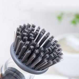 Brosse à vaisselle en gros pour la cuisine, pour les plats, les casseroles, les poêles, le nettoyage de l'évier, distributeur de savon, brosse à vaisselle avec support - Product Image 3